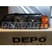 E39 {hb3/hb4}  Фара левая (DEPO) линзованная с регулировочным мотором указатель поворота желтый {HB3/HB4} (Depo)