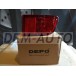Prado  Фонарь задний внешний правый нижний в бампер красный (Depo) для Toyota Land Cruiser - PRADO 120