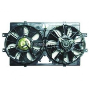 Stratus {irrus)(4662156}  6   Мотор+вентилятор радиатора охлаждения двухвентиляторный с корпусом 6 цилиндров (Тайвань) для Dodge Stratus 1 Cirrus / Pl Breeze