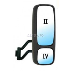 Fh/fm  Зеркало правое в сборе с кронштейном верхнее и нижнее механические  (Depo) для Volvo FH / FM