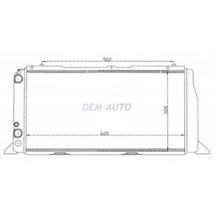 Audi 80  Радиатор охлаждения (см.каталог)