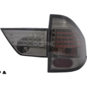X3    (eagle eyes) Фонарь задний внешний+внутренний левый+правый (комплект) тюнинг диодный внешний+внутренний (EAGLE EYES) внутри хромированный для BMW - E83 X3