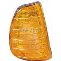 W123   Указатель поворота угловой правый желтый (Depo)