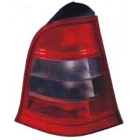 W168/a -x Фонарь задний внешний левый тонированный красно-хромированный (Depo)