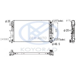 Sprinter {crafter 06-} at (koyo) Радиатор охлаждения автомат (KOYO) для Volkswagen Crafter