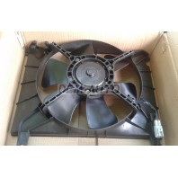 Aveo {+t250}   Мотор+вентилятор радиатора охлаждения с корпусом без кондиционера  (Тайвань)