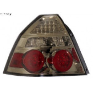 Aveo {ravon nexia r3 16-}+(eagle eyes)  Фонарь задний внешний левый+правый (комплект) (седан) тюнинг с диодами (EAGLE EYES) красный-тонированный  для Chevrolet Aveo - T250