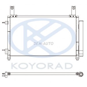 Spark (koyo) Конденсатор кондиционера (KOYO) для Chevrolet Spark - II поколение