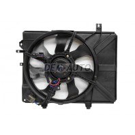 Getz   Мотор+вентилятор радиатора охлаждения с корпусом  (Китай)