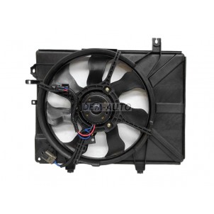 Getz   Мотор+вентилятор радиатора охлаждения с корпусом  (Китай)