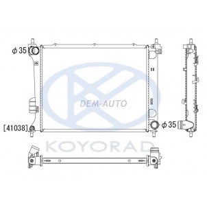 I20 mt (koyo) Радиатор охлаждения механика (KOYO) для Hyundai - i20
