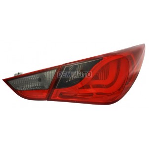 Sonata   (eagle eyes)  Фонарь задний внешний+внутренний левый+правый (комплект) тюнинг с диодами (EAGLE EYES), красно-тонированный для Hyundai Sonata - 6 поколение YF