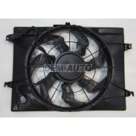 Tucson   Мотор+вентилятор радиатора охлаждения с корпусом (Китай)