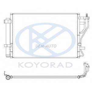 Cerato (koyo) Конденсатор кондиционера (KOYO)  для Kia Cerato - 2 поколение