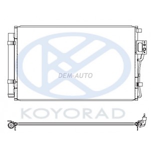 Santa fe {kia sorento 10-/12-}(koyo) Конденсатор кондиционера (бензин) (KOYO) для Hyundai Santa Fe - 2 поколение / 2 поколение рестайлинг