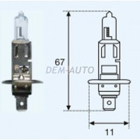 H1 {12v-55w p14.5s} (1 ) blick Лампа упаковка (1 шт) 
