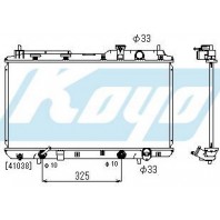 Cr-v at 2 (1 )(koyo) Радиатор охлаждения автомат  2 (1 ряд) алюминиевый