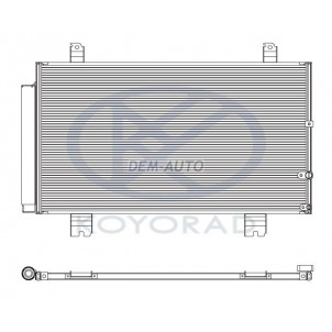 Gs300 (koyo) Конденсатор кондиционера (KOYO) для Lexus GS 300/430