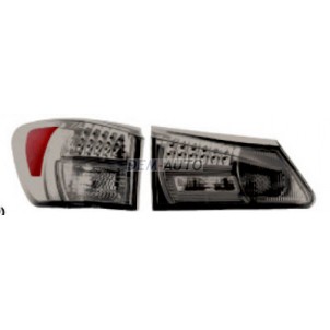 Is200/300  (eagle eyes) Фонарь задний  внешний+внутренний, левый+правый (комплект), тюнинг, с диодами, тонированный (EAGLE EYES), внутри черно-хромированный для Lexus IS - 250/350