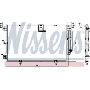 Rx300 (nissens) Конденсатор кондиционера (NISSENS)