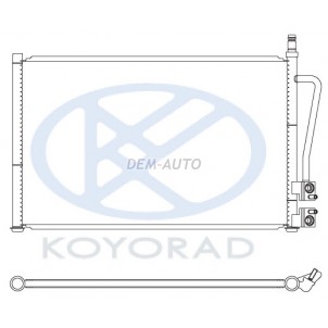 Fusion {fiesta 02-/mazda 2 03-} (koyo) Конденсатор кондиционера (KOYO) для Ford Fusion
