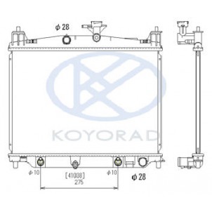 2 at (koyo) Радиатор охлаждения автомат (KOYO)