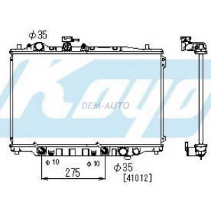 626 at 1.6 1.8 2 (koyo) Радиатор охлаждения автомат 1.6 1.8 2 (KOYO) для Mazda 626 - GD