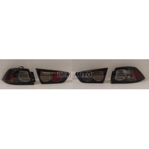 Lancer     Фонарь задний внешний+внутренний левый+правый (комплект) тюнинг с диодами внутри черный (седан) стекло тонированное (Depo)