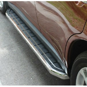 Outlander    Порог-подножка левая+правая (комплект) для Mitsubishi Outlander - 3 поколение