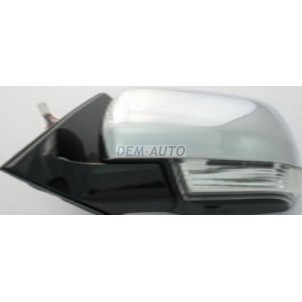Pajero   Зеркало левое электрическое с указателем поворота (CONVEX) черное  (Convex) для Mitsubishi Pajero / Montero - 4 поколение