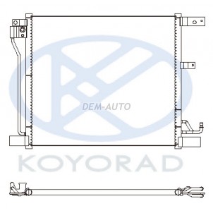 Juke (koyo) Конденсатор кондиционера (KOYO) для Nissan Juke - YF15