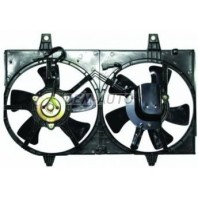 Maxima qx    Мотор+вентилятор радиатора охлаждения двухвентиляторный с корпусом (Тайвань)