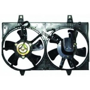 Maxima qx    Мотор+вентилятор радиатора охлаждения двухвентиляторный с корпусом (Тайвань) для Nissan Maxima - QX CA33