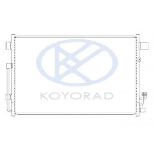 Teana {13-} (koyo) Конденсатор кондиционера без осушителя (KOYO) для Nissan Teana - J33