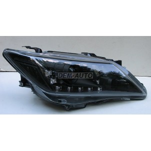 Camry Фара левая+правая (комплект) тюнинг линзованная с светящимся ободком внутри черная для Toyota Camry - XV50 / XV55  / V51