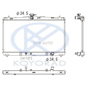Camry at Радиатор охлаждения механика (KOYO) для Toyota Camry - XV50 / XV55  / V51