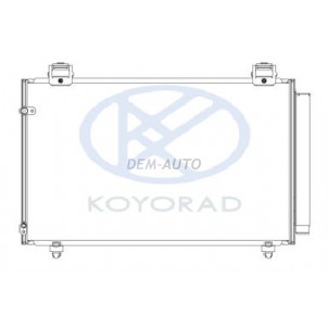 Corolla {+matrix 03-06} (koyo) Конденсатор кондиционера (KOYO) для Toyota Corolla - DE 120 / ZE120 / E 130  седан/универсал