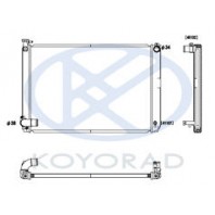 Rx300 {highlander 05-}at 3.3 (koyo) Радиатор охлаждения гибрид автомат 3.3 (KOYO)
