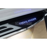 Highlander    Порог-подножка левая+правая (комплект) с подсветкой