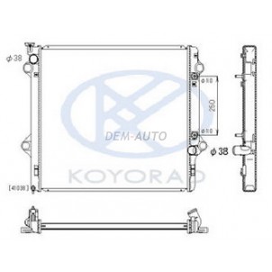 Prado {hilux 01-} 3at (koyo) Радиатор охлаждения 3 (турбодизель) автомат (KOYO)
