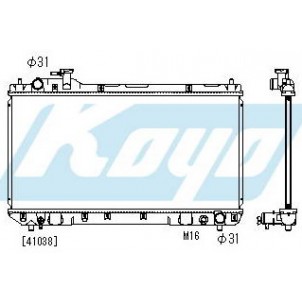 Rav4 mt 2 (koyo) Радиатор охлаждения механика 2 (KOYO) для Toyota Rav 4 - XA10